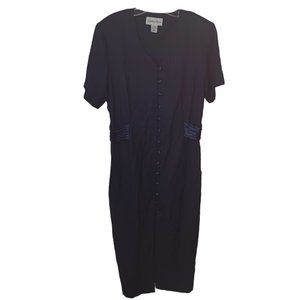 Sophia Rose Navy Blue Vintage Dress Size 18W